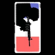 Coque Sony Xperia M4 Aqua Soldat français