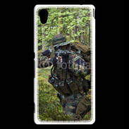 Coque Sony Xperia M4 Aqua Militaire en forêt
