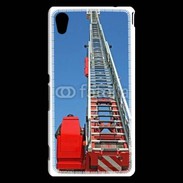 Coque Sony Xperia M4 Aqua grande échelle de pompiers