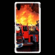 Coque Sony Xperia M4 Aqua Intervention des pompiers incendie