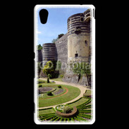 Coque Sony Xperia M4 Aqua Château fort et jardins d'Angers en France