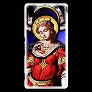 Coque Sony Xperia M4 Aqua Vitraux de la Reine à Blois
