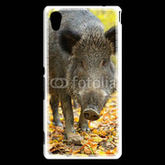 Coque Sony Xperia M4 Aqua Sanglier de face 50