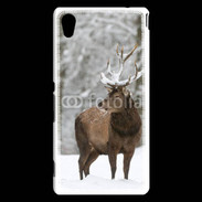 Coque Sony Xperia M4 Aqua Cerf en hiver 55