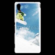 Coque Sony Xperia M4 Aqua Saut en Snowboard 2