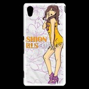 Coque Sony Xperia M4 Aqua Fashion girl manga