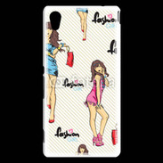 Coque Sony Xperia M4 Aqua Fashion girl 5