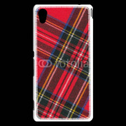 Coque Sony Xperia M4 Aqua Mode tissus écossais rouge