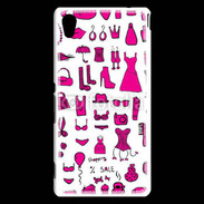 Coque Sony Xperia M4 Aqua Fond fashion rose