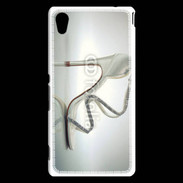 Coque Sony Xperia M4 Aqua Sandale talon et strass