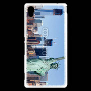 Coque Sony Xperia M4 Aqua Freedom Tower NYC statue de la liberté