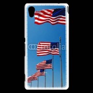 Coque Sony Xperia M4 Aqua Drapeaux USA
