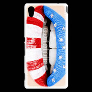 Coque Sony Xperia M4 Aqua Lèvres made in USA