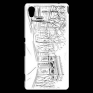 Coque Sony Xperia M4 Aqua Dessin Arc de Triomphe Paris