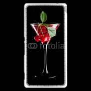 Coque Sony Xperia M4 Aqua Cocktail Martini cerise