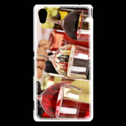 Coque Sony Xperia M4 Aqua Vin blanc rosé et rouge