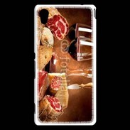 Coque Sony Xperia M4 Aqua Fromage, charcuterie et vin 2