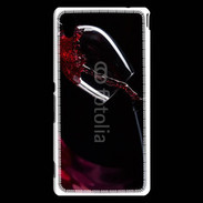 Coque Sony Xperia M4 Aqua Vin rouge 2