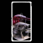 Coque Sony Xperia M4 Aqua Vin blanc et vin rouge