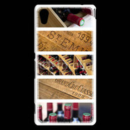 Coque Sony Xperia M4 Aqua Vin, bouteille, millésime 25
