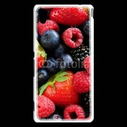 Coque Sony Xperia M4 Aqua fruits rouges
