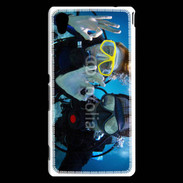 Coque Sony Xperia M4 Aqua Couple de plongeurs