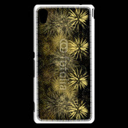 Coque Sony Xperia M4 Aqua Feu d'artifice or