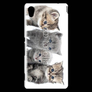 Coque Sony Xperia M4 Aqua Groupe de chatons