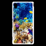 Coque Sony Xperia M4 Aqua Poissons et coraux