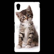 Coque Sony Xperia M4 Aqua Chaton gris 3