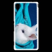Coque Sony Xperia M4 Aqua Portrait de lapin 5