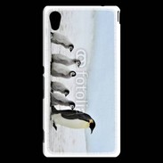 Coque Sony Xperia M4 Aqua Famille de Pingouin Empereur
