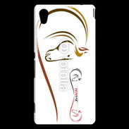 Coque Sony Xperia M4 Aqua Illustration cheval 5