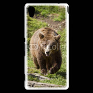 Coque Sony Xperia M4 Aqua Ours brun en ballade