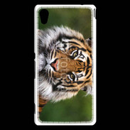 Coque Sony Xperia M4 Aqua Portrait de tigre 10