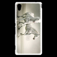 Coque Sony Xperia M4 Aqua Chevaux blancs