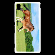 Coque Sony Xperia M4 Aqua Cheval et poulain 2