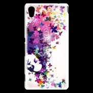 Coque Sony Xperia M4 Aqua Cheveux de papillons