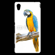Coque Sony Xperia M4 Aqua Perroquet Macaw Bleu et jaune