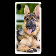 Coque Sony Xperia M4 Aqua Portrait d'un berger allemand adulte