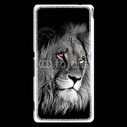 Coque Sony Xperia M4 Aqua Superbe portrait de lion