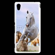 Coque Sony Xperia M4 Aqua Chevaux dans la prairie 2