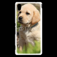 Coque Sony Xperia M4 Aqua Portrait de chiot Labrador 800
