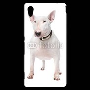 Coque Sony Xperia M4 Aqua Bull Terrier blanc 600