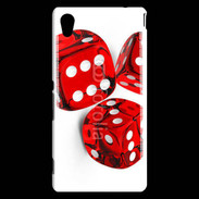 Coque Sony Xperia M4 Aqua Jeu de dés rouges