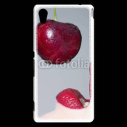 Coque Sony Xperia M4 Aqua Cerise et bouche 3