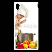 Coque Sony Xperia M4 Aqua Bébé chef cuisinier