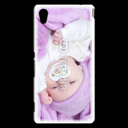 Coque Sony Xperia M4 Aqua Amour de bébé en violet