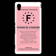 Coque Sony Xperia M4 Aqua Permis de conduire