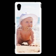 Coque Sony Xperia M4 Aqua Bébé à la plage